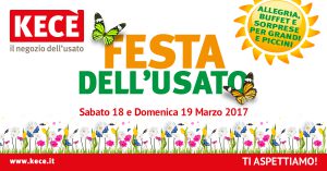 Kecè il negozio dell’usato presenta la FESTA DELL’USATO